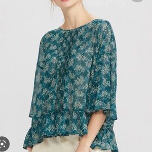Anna Sui Uniqlo Semi-sheer Blouse